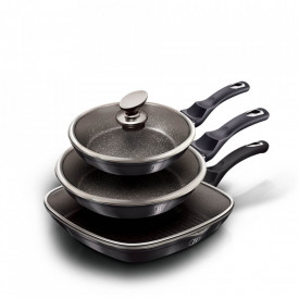 Set tigai (6 piese) Metallic Line Carbon Pro Edition BerlingerHaus BH 6923