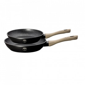 Set tigai marmorate (2 piese) din aluminiu forjat Ebony Maple Collection Berlinger Haus BH 1723
