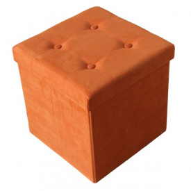 Taburet pliabil Homa 580, Velour - Orange 104946