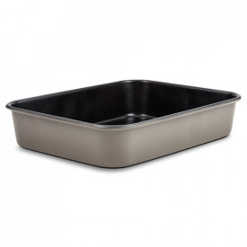 Tava pentru copt dreptunghiulara 34x26cm cu invelis antiaderent Duboko NAVA NV 103 130