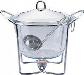 Vas pentru incalzit supa (Soup Warmer) 4L Black Silver Collection Berlinger Haus BH 1384