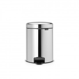 Coș de gunoi Brabantia NewIcon Pedal, Recycle 2x2L, Brilliant Steel 1003483