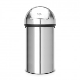 Coș de gunoi Brabantia Push 60L, Matt Steel 647162