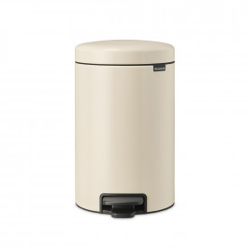 Coș de gunoi cu pedală Brabantia NewIcon 12L, Soft Beige 1005531