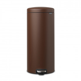 Coș de gunoi cu pedală Brabantia NewIcon 30L, Mineral Cozy Brown 1005541