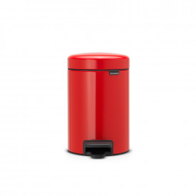 Coș de gunoi cu pedală Brabantia NewIcon 3L, Roșu Pasiune 648993