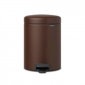 Coș de gunoi cu pedală Brabantia NewIcon 5L, Mineral Cozy Brown 1005529