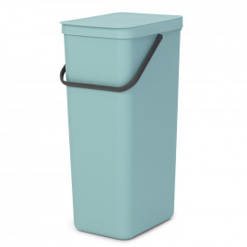 Coș de gunoi pentru colectare separată Brabantia Sort&Go 40L, Mint 1004142