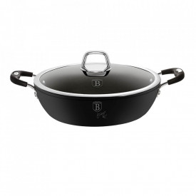 Cratita joasa cu capac Black Professional Line BerlingerHaus BH 6125