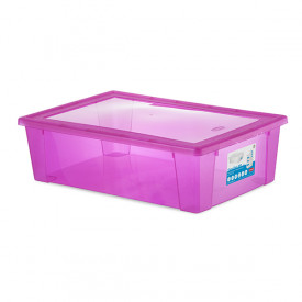 Cutie universala Stefanplast Visual Box XXL, 30L, roz 646570