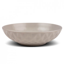 Farfurie adanca stoneware gri 20.5 cm Soho classic NAVA 141 132