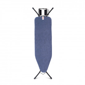 Masa de calcat Brabantia B 124x38cm cu suport de fier, Denim Blue 1003336