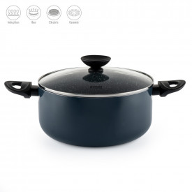 Oală cu capac Muhler Nia MR-2644 26x12cm, 5.8L 1006250