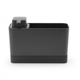 Organizator chiuveta cu dozator de sapun lichid Brabantia gri inchis 1003312
