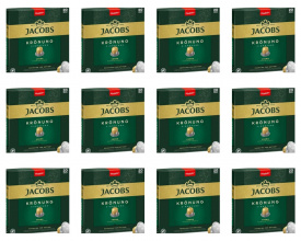 Pachet 12 x CAPSULE JACOBS KRONUNG CREMA -ALUMINIUM (20 CAPSULE) 104G