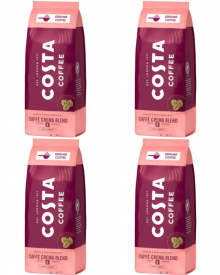 Pachet 4 x Cafea boabe Costa Caffe Crema Blend 1kg