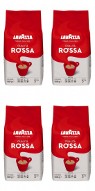 Pachet 4 x Cafea boabe Lavazza Qualita Rossa 1kg