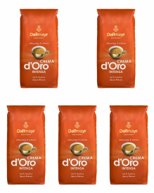 Pachet 5 x Cafea Boabe Dallmayr 1kg Crema D Oro Intensa