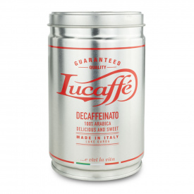 Pachet 8 x Cafea boabe Lucaffe Decaffeinato Arabica 100% 250g