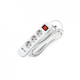 Prelungitor 3G și 2 porturi USB A+C 1006182