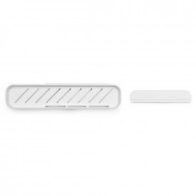 Raft de dus alb cu accesoriu de curatare Brabantia MindSet 1005697