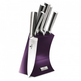 Set cutite otel inoxidabil (6 piese) Purple Eclipse Collection Berlinger Haus BH 2671