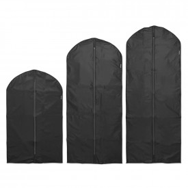 Set huse de haine Brabantia, marimea M/L/XL, 60x100/135/150cm, Negru 3 bucati 1005662