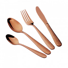 Set Tacamuri 24 piese efect oglinda Rose Gold Metallic Collection Berlinger Haus BH 2619