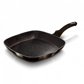Tigaie grill Metallic Line Shiny Black Edition BerlingerHaus BH 6611