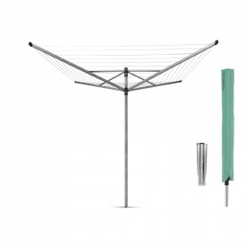 Uscator rufe exterior Brabantia Lift-O-Matic 50m, frigarui metalice pentru sapat sau betonare, carcasa 90300268