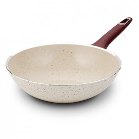 Wok aluminiu 28 cm cu invelis ceramic antiaderent Terrestrial NAVA NV 044 008