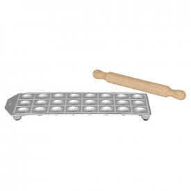 Aparat pentru ravioli Eppicotispai 24 buc. 40x40 mm + sucitor 651224