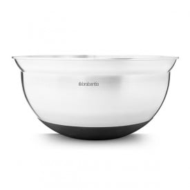 Bol de amestecat Brabantia Profile 3L, Oțel Mat / Negru 646898