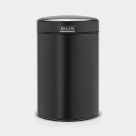 Coș de gunoi Brabantia NewIcon 3L, Metal Black, montare pe perete 649737