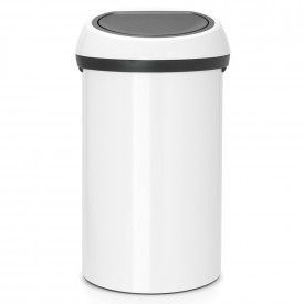 Coș de gunoi Brabantia Touch Bin 60L, Alb 647246