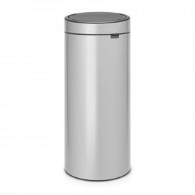 Coș de gunoi Brabantia Touch Bin New 30L, Gri metalic 650006