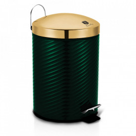 Cos de gunoi cu pedala din otel inoxidabil 7L Emerald Line Collection Berlinger Haus BH 6439