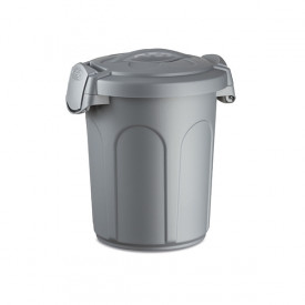 Coș de gunoi Stefanplast Speedy 8L, argintiu 646591