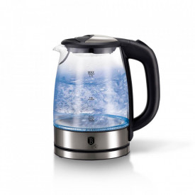 Fierbator electric cu cana din sticla Carbon Metallic Collection Berlinger Haus - BH 9038