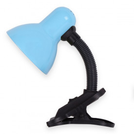 Lampa de masa cu clip Kara, E27, Albastru 1000684