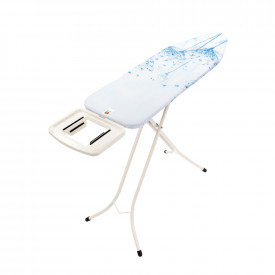 Masa de calcat Brabantia B 124x38cm cu suport de fier masiv, Cotton Flower 90300125