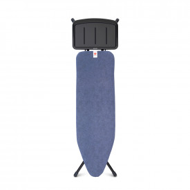 Masa de calcat Brabantia B 124x38cm cu suport pentru generator de abur, Denim Blue 1003352