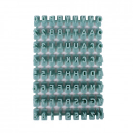 Matrite pentru biscuiti cu litere Luigi Ferrero Norsk FR-1710 1000059