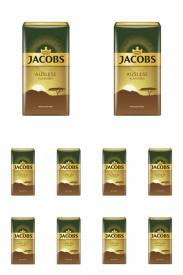 Pachet 10 x Cafea macinata Jacobs Auslese Classic 500 g