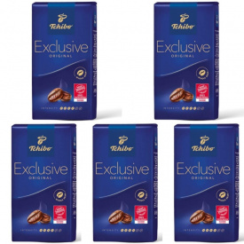 Pachet 5 x Cafea Boabe Tchibo Exclusive 1 Kg