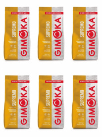 Pachet 6 x Cafea boabe Gimoka Professional Supremo 1kg