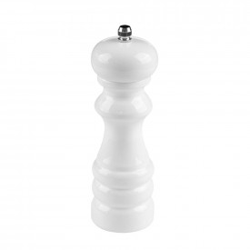 Rasnita de lemn Luigi Ferrero FR-107BW H16cm, cu disc ceramic, alb 650087
