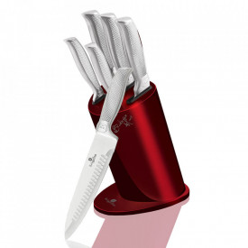 Set cutite otel inoxidabil (6 piese) Burgundy Kikoza Collection Berlinger Haus BH 2273