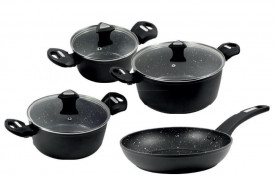 Set oale si tigai marmorate (7 piese) Marburg Kochsysteme by Carl Schmidt Sohn OT 64105