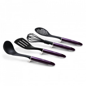 Set ustensile de bucatarie (4 piese) Metallic Line Royal Purple Edition Berlinger Haus BH 6240